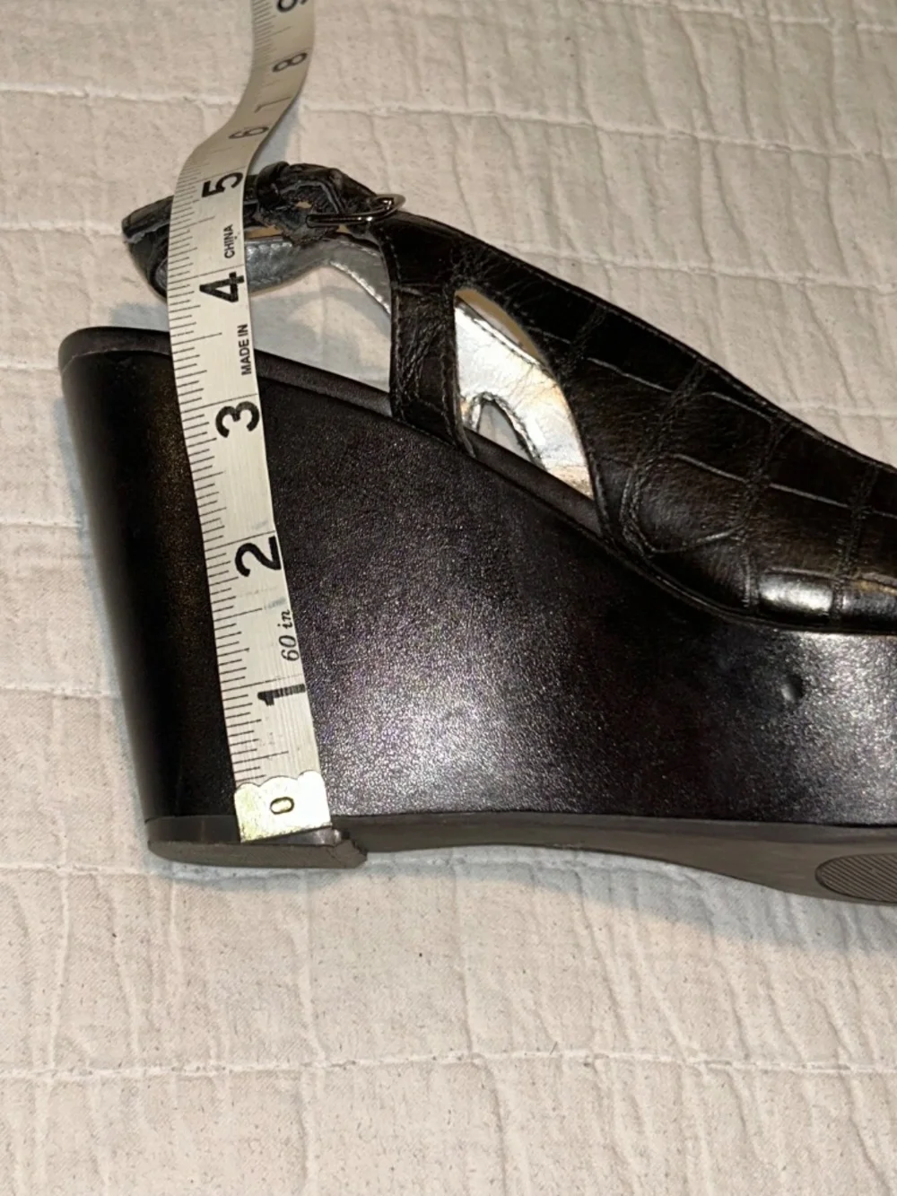 Audrey Brook Black Wedges